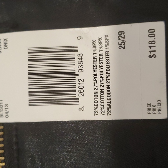 Buffalo Fresca mid rise stretch skinny pant w side bottom zipper. - Picture 5 of 5